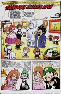 Tanooki Suits Me page from the Nintendo Comics System