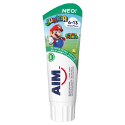 AIM toothpaste (mild mint flavor) with Mario