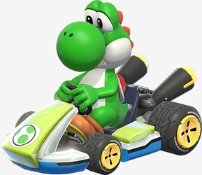 Yoshi from Mario Kart 8