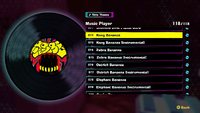 The disc for the song "Kong Bananza" in Donkey Kong Bananza