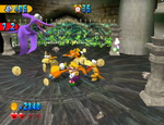 The Battle Ring in Greenhorn Ruins of Wario World.