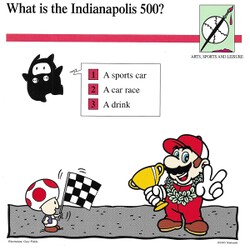 A card from Mario Quiz Cards