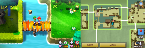 Location of the fifty-seventh and fifty-eighth beanholes in Beanbean Fields.