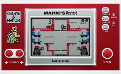 The Game & Watch system for Mario's Cement Factory.