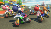 Screenshot of Mario Kart 8 Deluxe.