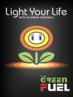 The poster of Green Fuel in Mario Kart 8 Deluxe