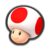 Toad's head icon in Mario Kart 8