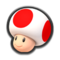 Toad's head icon in Mario Kart 8