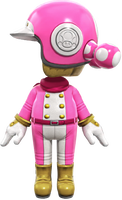 The Toadette Mii Racing Suit from Mario Kart Tour