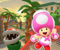 The course icon of the T variant with Toadette (Sailor)