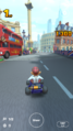 Waluigi (Bus Driver) approaching Nelson's Column at the start of a race in London Loop