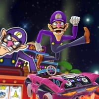 Waluigi from Mario Kart Tour