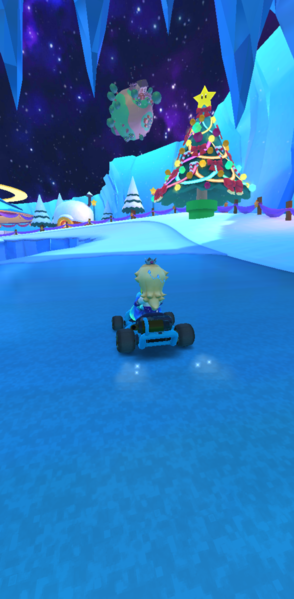 File:MKT festive tree 3 3DS Rosalina's Ice World.png