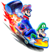 Mario Bros. Attack Artwork4 - Mario & Luigi Dream Team.png