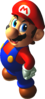 Artwork of Mario smiling for Super Mario 64