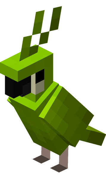 File:Minecraft Green Parrot.png