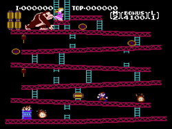 Thumbnail for "Round 1 BGM" from Donkey Kong for Nintendo Music