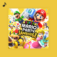 Cover image for the Top tracks playlist from Super Mario Party Jamboree on Nintendo Music