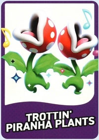 One of the Super Mario Bros. Wonder Trading Cards.