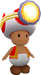 Rendered model of the Toad Brigade Captain from Super Mario Galaxy.