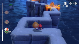 Super Mario Party's "Isthmus Be The Way" minigame.