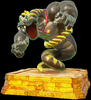 Snake Bananza statue in Donkey Kong Bananza
