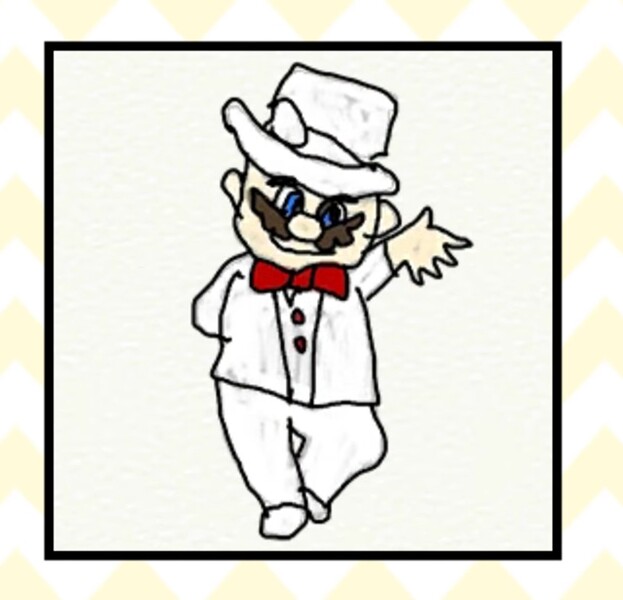 File:WWG Wedding Mario amiibo Drawing.jpg