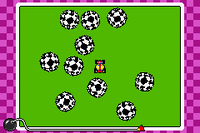 A pre-release screenshot of WarioWare, Inc.: Mega Microgame$!