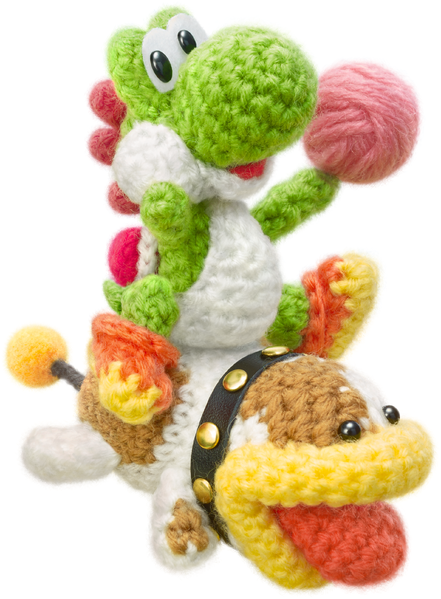 File:YWW Yoshi and Poochy.png