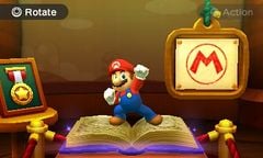 Using an amiibo in the Character Museum from Mario Party: Star Rush
