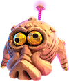 Artwork of a Squeeloid from Donkey Kong Bananza