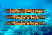 Funky's Rentals is listed as "Funky's Challenge" in the Extras menu