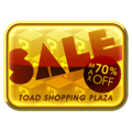 A Toad Shopping Plaza gold badge