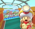 The course icon of the T variant with Captain Toad