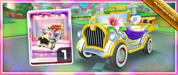 Happy Ride from the Spotlight Shop in the Princess Tour in Mario Kart Tour