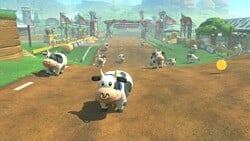 An obstacle spawned by Kamek in Mario Kart World