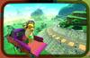 The icon for Moo Moo Meadows during the Moon Rally in Mario Kart World.