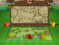 Artist on the Court, from Mario Power Tennis