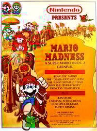Poster for Mario Madness: A Super Mario Bros. 2 Carnival