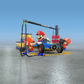Mario and Toads' Mario Kart 8 artwork