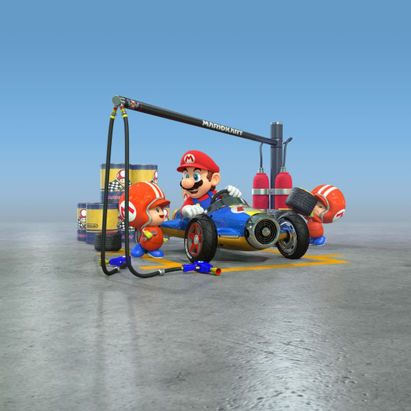 File:Mario and Toad Mechanic Artwork (alt) - Mario Kart 8.jpg