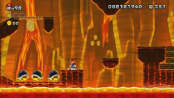 The screenshot of Rising Tides of Lava.