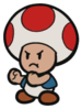 Action Toad sprite from Paper Mario: Color Splash.