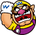 Wario icon usable as a decoration in the Nintendo Fan Card Creator