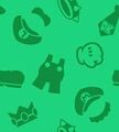 Green Mario & friends icons