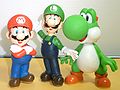 Mario, Luigi, and Yoshi