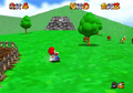 Screenshot from Super Mario 64