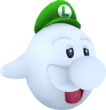 Rendered model of Boo Luigi from Super Mario Galaxy.