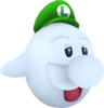 Rendered model of Boo Luigi in Super Mario Galaxy.