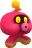 Rendered model of an Octoguy from Super Mario Galaxy.